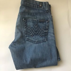 7 For All Mankind Women’s Jeans  A Pocket Sz 25